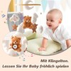 Mobile Baby Bed Bell with Teddy Bear Wooden Girls Hanging