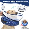 Toptakeit Elevated Inflatable Dog Cone Collar to Stop Licking, Doggie