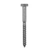Offgridtec Hexagon Stainless Steel Wood Screws M8 DIN571 Length 50