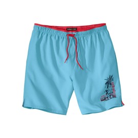 ATLAS FOR MEN - Men's Turquoise Swim Shorts - M