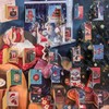 Traditional Advent Calendar Sleeping Santa Christmas Advent Calendar Gift Idea