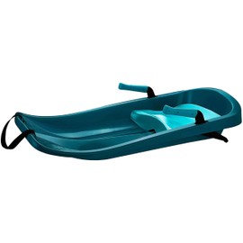 Gizmo Riders Tron Bobsled for Kids, Snow Sled with Brakes for Ages 3 and Up, Weight Capacity 120 lbs (Titan Blue), one Size