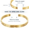RDISOR Gold Bracelets for Women Friendship Love Bangle Bracelets 14K