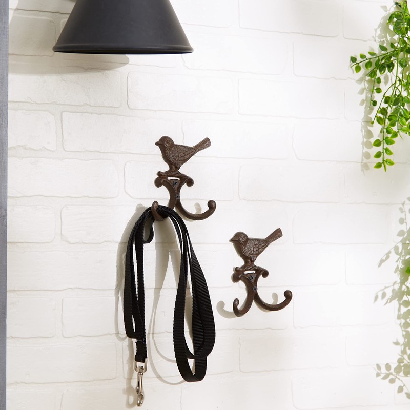 Accent Plus Bird Wall Hook (Set of 2)