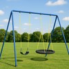 2 Pcs 87'' PVC Coated Swing Chain Heavy Duty Hanging