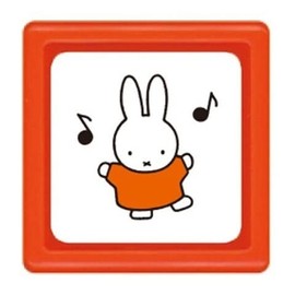 Kao Kodomono Bruna Mini Stamp Engraved Miffy Musical Note 2064-021 Ink Color: Orange