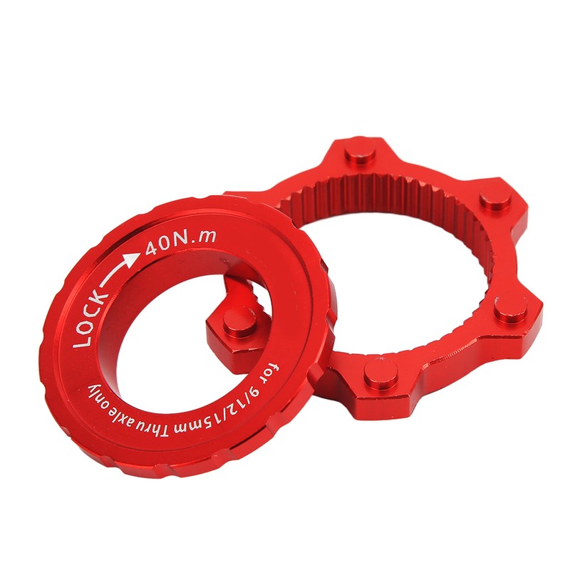 CANSUCC Bike Hub Disc Brake Center Lock Adapter Aluminum Alloy