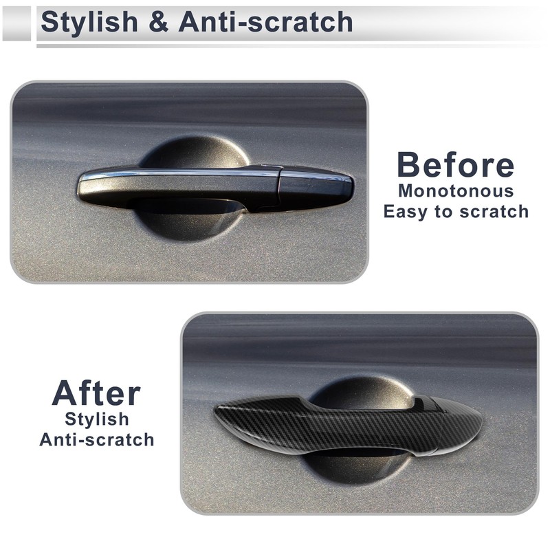 RATCHROLL Door Handle Cover Trim for Toyota Corolla 2014-2018 Durable