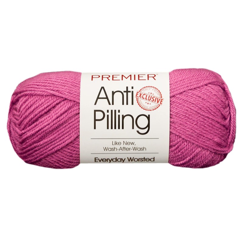 Premier Yarns Anti-Pilling Everyday Worsted Yarn, Soft Acrylic, Ideal for