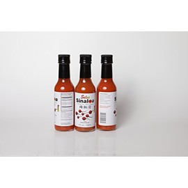 Salsa Sinaloa Chiltepina Hot Sauce set of 3 (3 Bottles)