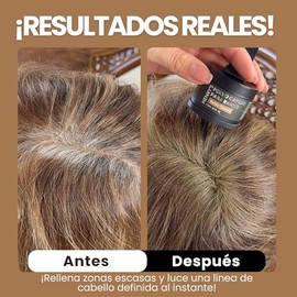 Henrys Polvo para Retocar Raíces Rubio Oscuro 10g, Define Línea del Cabello, Rellena Zonas Escasas, Disimula Caída del Cabello y Crecimiento, Aporta V