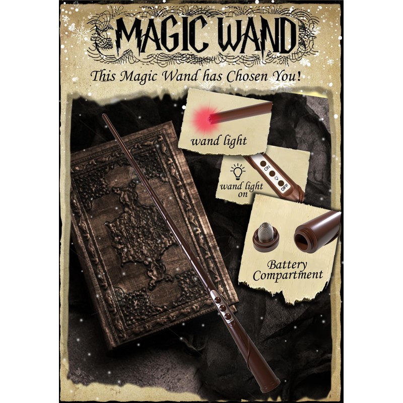 Christmas Decorations, 20 PCs Floating Candles with Wand Magic Hanging