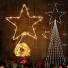 Christmas Decorations Star String Lights, 290 LED Waterfall Tree Lights