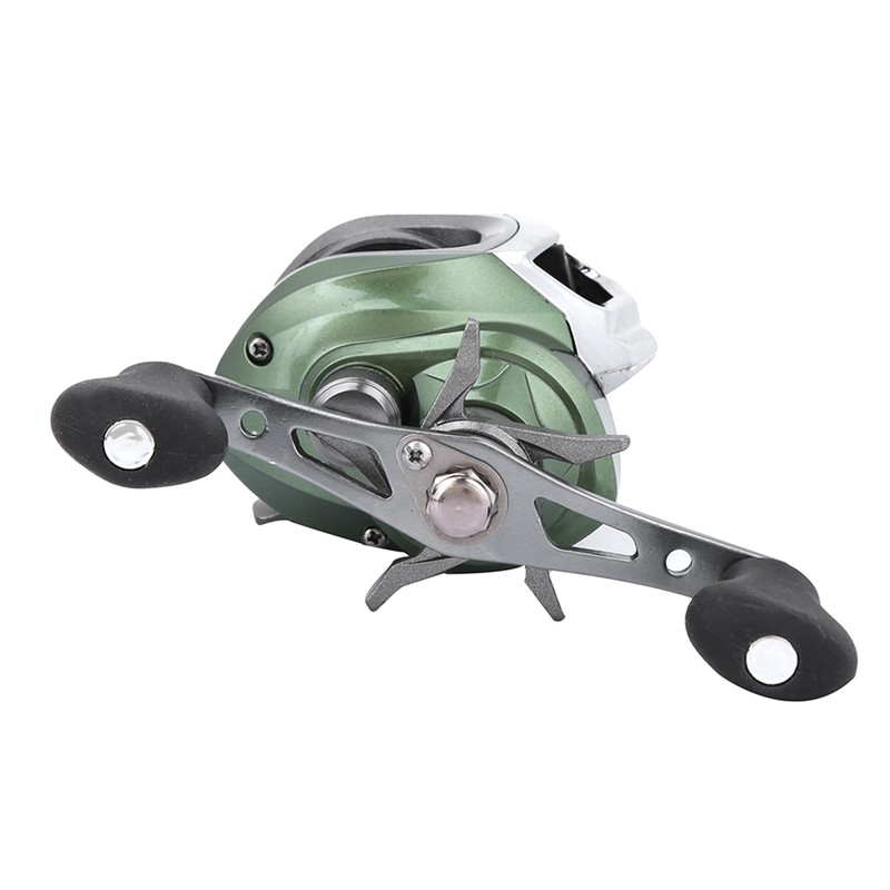 Green Aluminum Alloy Saltwater Spinning Fishing Reel Fishing Accessory(GBS201 Left