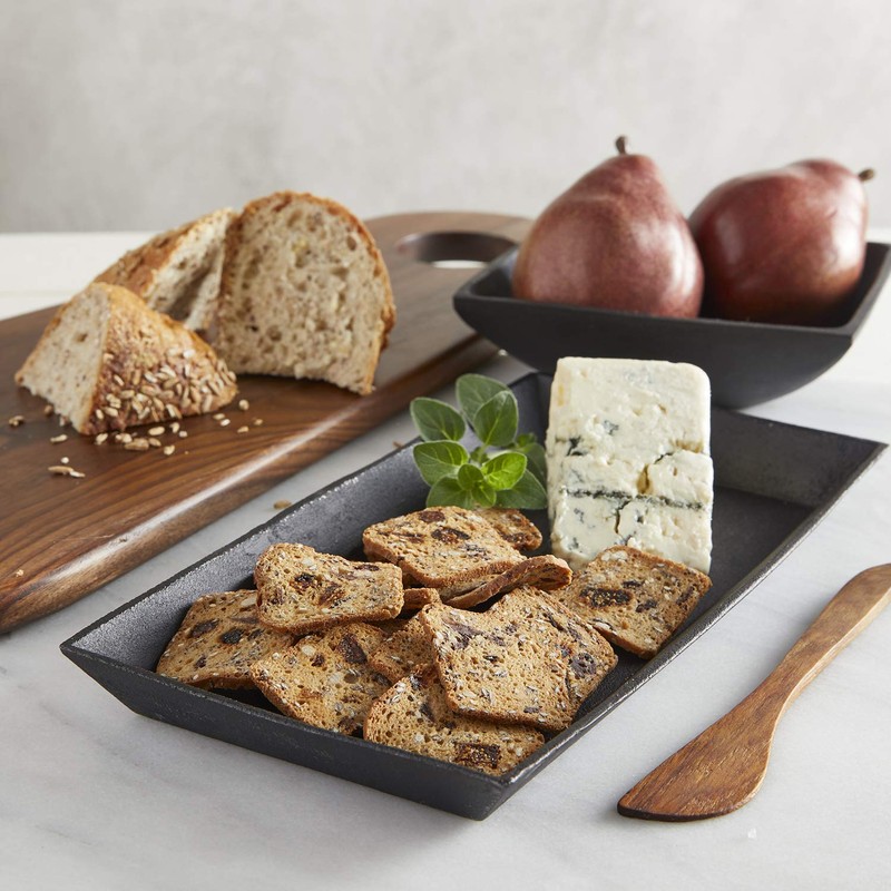 47th & Main Durable Black Cast Iron Bowl, Medium, Square,58