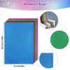 DIYASY 20PCS Glitter Faux Leather Sheets, 8.26 x 11.8 Inch