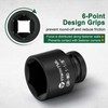 1-1/8" Impact Socket 1/2 Inch Drive for Easy Removal of