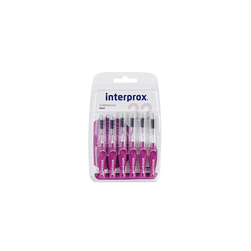 Interprox Interdental Brushes Purple Maxi Pack of 6 (3 x