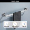 Brushed Nickel Bathroom Towel Bar Set Bathroom Accessories Hardware Set