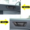 Unbranded Carbon fiber ABS Inner Door Open Handle Cover Trim