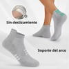 Calcetines Hombre y Mujer, 6 Pares Calcetines Deportivos Tobilleros de