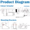 KM-LINEARTECH 20 Inch 20" 500mm High Speed 1.34"/s 34mm/s 400N