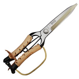 Mikikajiyamura One-handed Pruning Shears with Guard Genuine Leather Roll TS132