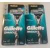 Gillette Lot of 2 Gillette Mach3 Razor, 1 razor handle
