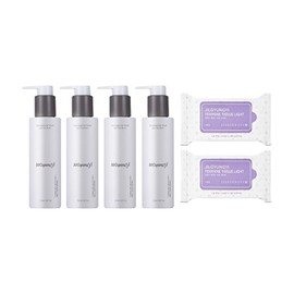 [Free trial includes 1 bottle of this product] 4 bottles of Plantain Vegan Morning Gel Cleanser (150g) + 2 Feminine Tissue Lights (10 sheets) / [무료체험 본품1병 포함] 질경이 비건 모닝젤 클렌저(150g) 4병 + 페미닌티슈 라이트(10매입) 2개