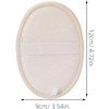 Esponja Exfoliante Corporal Ovalada de Fibra Paquete de 5 Piezas