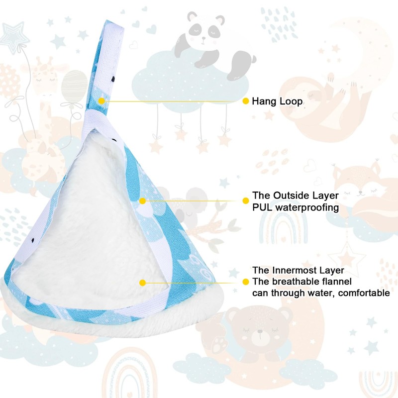 Pipi Teepee Baby Boy 12 Pieces Pee Teepee Baby Nappy