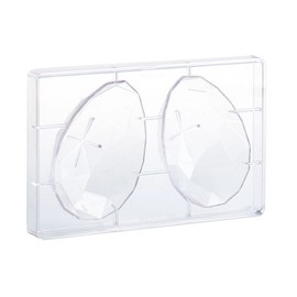 Martellato 20U502 Polycarbonate Easter Chocolate Mold, Diamond Egg 99 Millimeters Diameter x 150 Millimeters High