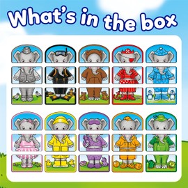 Orchard Toys Dress Up Nelly Educational Kids Games for Sorting, Colour Matching and Memory Game, First Card Game for Learning Colours & Outfits, Baby Flash Cards for Boys & Girls and Toddlers Age 2+