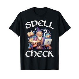 Funny Renaissance Festival Knight Spell Check Design T-Shirt