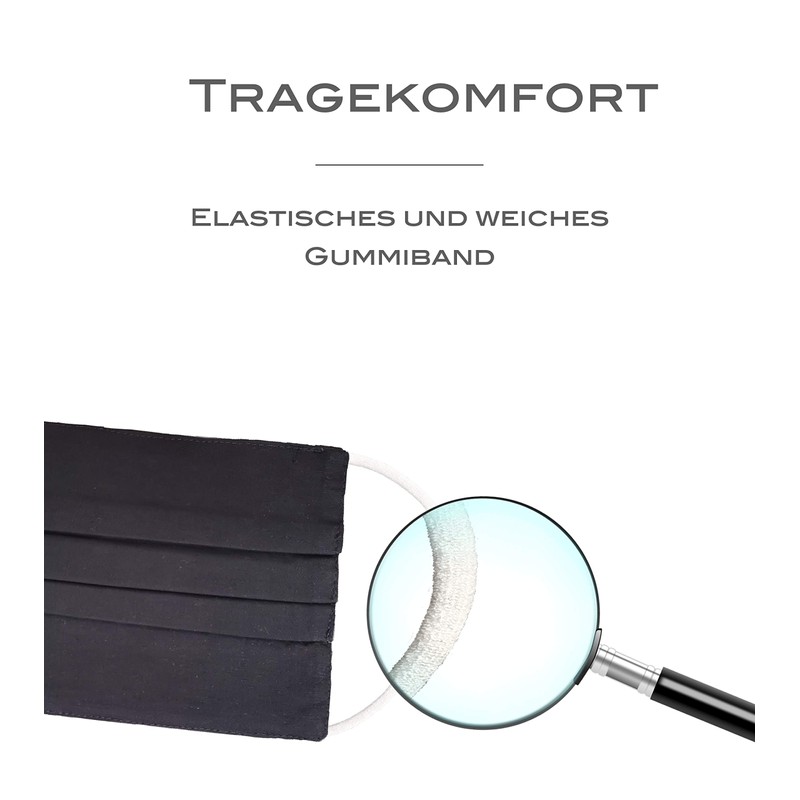 Set of 2 Unisex Community Masks 85 White