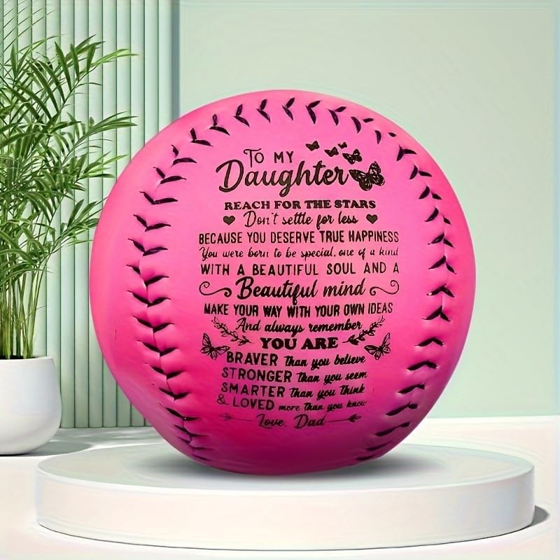 Moactiv''to My Daughter '' International Standard Softball, Gift for Daughter