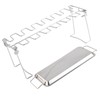 Chicken Leg Grill Rack with Drip Pan Stainless Steel Roaster
