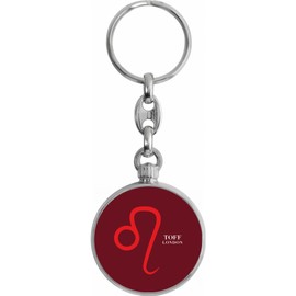 Toff London Red Leo Keyring