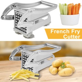 Unbranded French Fry Cutter Stainless Steel Potato Chipper Fast Cutting Potato Chip `