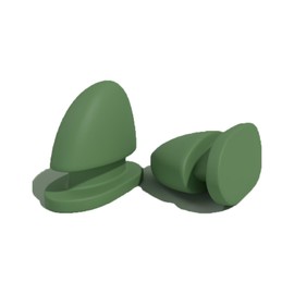 1 Pair Shark Slide Fins, 3D Shark Fin Top Fin Accessories, Shark Slippers Accessories (Dark Green, One Size)