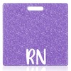 HJZHII RN Badge Buddy Card, Nursing Glitter Nurse Badge Buddy