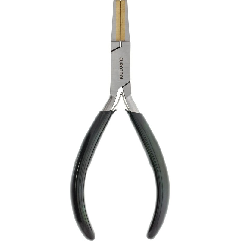 Flat Nose Pliers w/ Brass Jaw
