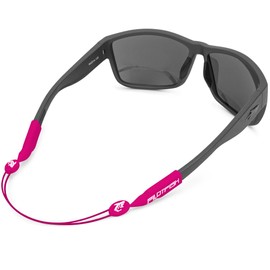 Pilotfish No Tail Adjustable Eyeglass Holder with Cable Strap: Sunglasses, Glasses, Glasses, Magenta, 14"