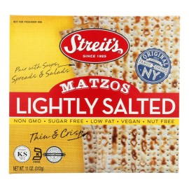 UD_Streit's Lightly Salted Matzos 11 oz Case of 12 Grain Snacks
