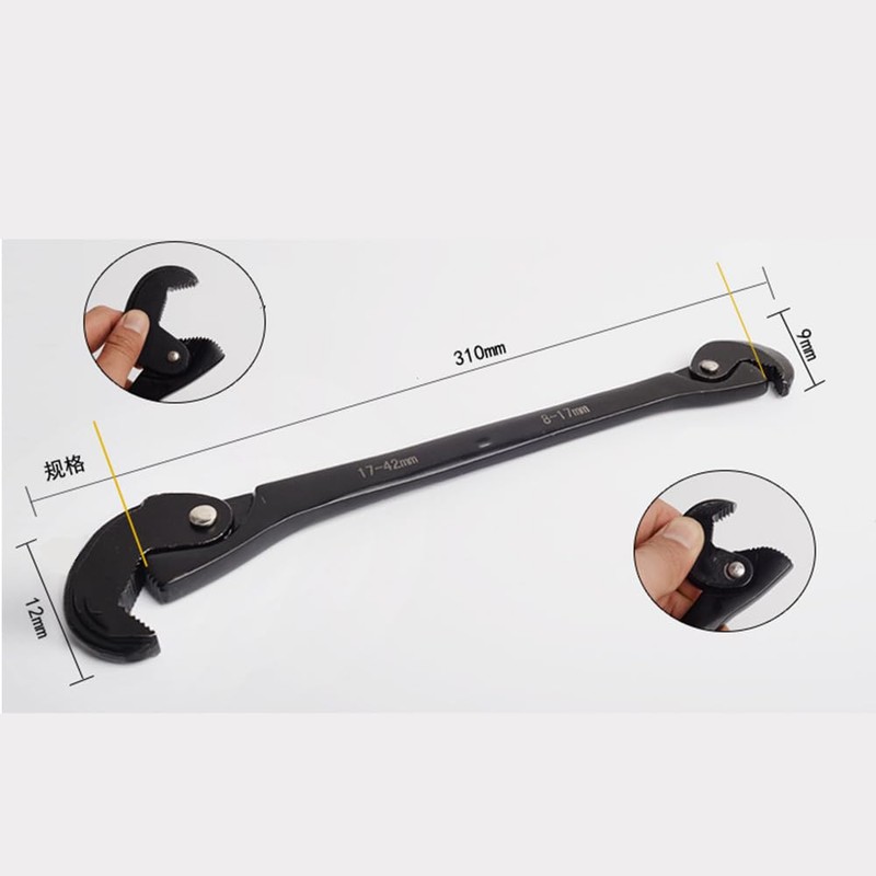 Automatic Adjustable Quick Wrench, Multi Size Spring Wrench, Auto Size
