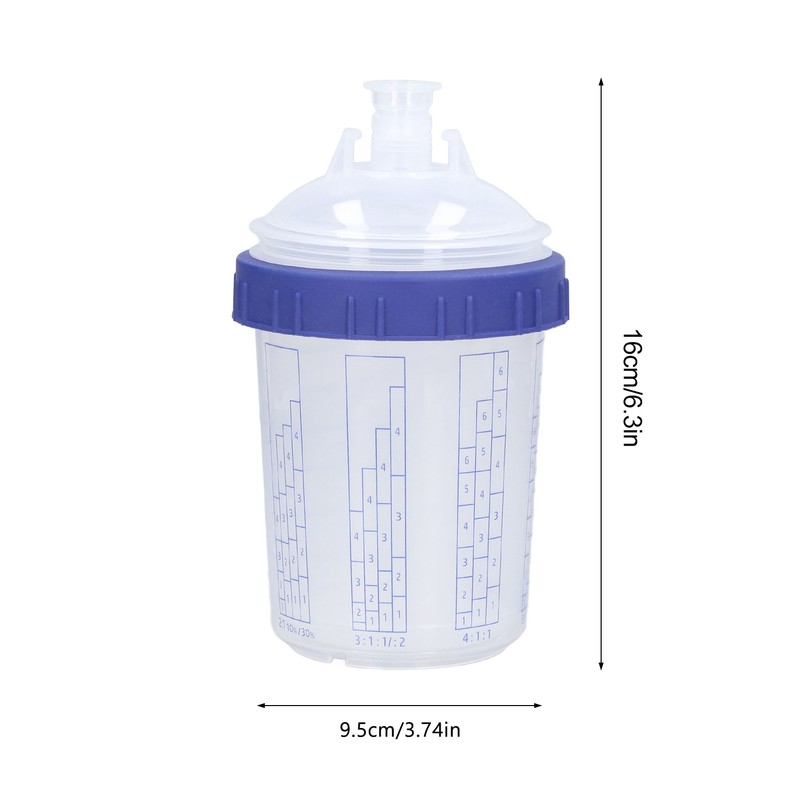 350ml Disposable Paint Spray Gun Cups Plastic Spray Gun Jug