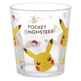Skater KSA4-A Acrylic Cup, 9.5 fl oz (280 ml), Pokemon Pikachu Face 23
