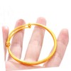 BESPORTBLE 2 Pcs Titanium Bracelet Gold Color Adjustable Wrist Bangle