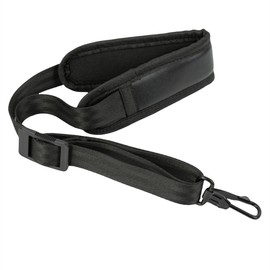 Naisfei Saxophone Neck Strap, Adjustable Length Saxophone Neck Strap Soft Sax Leather Breathable Strap Padded Upgraded for Alto and Saxophone