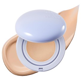 【too cool for school/トゥークールフォースクール】エアーフィットクッション Air Fit Cushion 12g + リフィル 12g / SPF50+ PA++++ / 低刺激ビーガンクッションファンデーションパクト (#3 ベージュ)